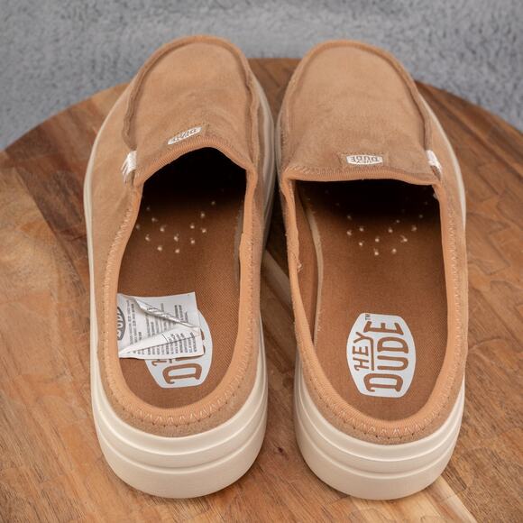 Hey Dude Women's Size 8 Austin Lift Classic Shoes - Brown - Picture 5 of 7